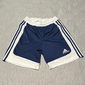 Adidas Men’s Navy and White Shorts, EUC, Size Small